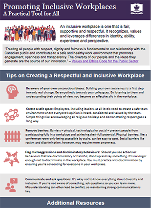 Promoting Inclusive Workplaces