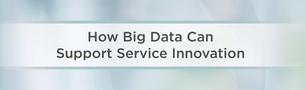 How Big Data Can Support Service Innovation