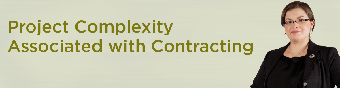 Project Complexity Associated with Contracting